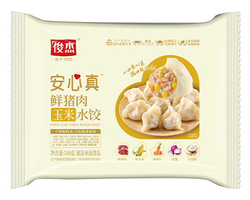 鮮豬肉玉米水餃